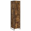 vidaXL Armario Roble Humo 50 x 50 x 200 cm Madera de ingenier&iacute;a