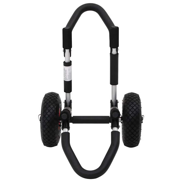 vidaXL Carrito SUP para tabla de surf plegable 45 kg aluminio