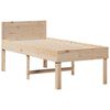 vidaXL Estructura de cama sin colchón madera maciza de pino 90x200 cm