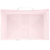 vidaXL Bolsas de papel con asas 50 uds rosa 32x22x28 cm