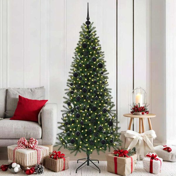 vidaXL &Aacute;rbol de Navidad artificial con 300 LED Verde 180 cm PE y PVC