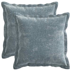 vidaXL Funda de almohada 2 uds. HOUTEN Azul Claro 30 x 30 cm