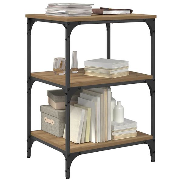 vidaXL Soporte para Impresora Roble artesanal 50 x 41 x 75 cm