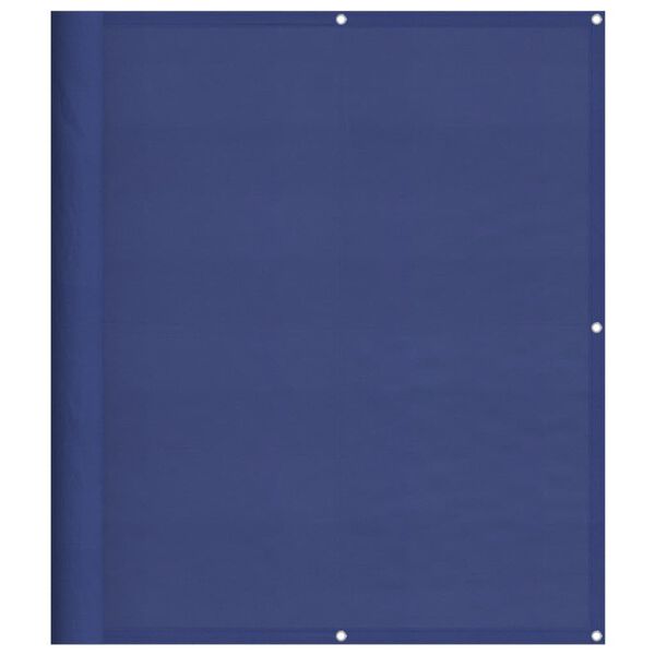 vidaXL Pantalla de balc&oacute;n 100% poli&eacute;ster Oxford azul 120x700 cm