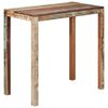 vidaXL Mesa de bar de madera maciza reciclada 112x60x108 cm