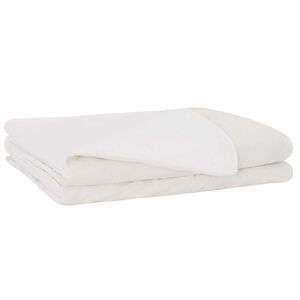 vidaXL Manta con peso Blanco 152 x 203 cm 7 kg 100% Algod&oacute;n 205T