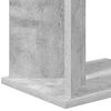 vidaXL Mesa Auxiliar Gris Concreto 35 x 25 x 50 cm