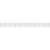 vidaXL Cerca de alambre de acero galvanizado gris antracita 2x25 m