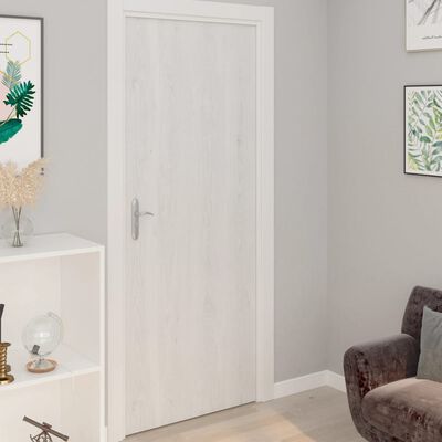 vidaXL Láminas autoadhesivas para muebles PVC madera blanca 500x90 cm