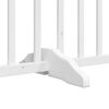 vidaXL Puerta de perros plegable 12 paneles madera &aacute;lamo blanca 600 cm