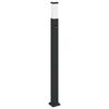 vidaXL Baliza luminosa con sensor de 110 cm, color negro, IP44