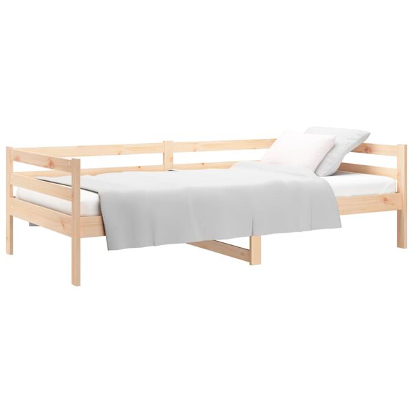 vidaXL Sofá cama sin colchón madera maciza de pino 80x200 cm