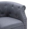 vidaXL Sill&oacute;n de tela gris claro