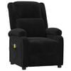vidaXL Sill&oacute;n de masaje de terciopelo negro