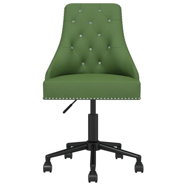 vidaXL Sillas de comedor giratorias 4 uds terciopelo verde oscuro