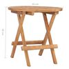 vidaXL Set comedor de jardín plegable 3 piezas madera de teca cojines