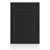 vidaXL Mueble bajo de cocina&nbsp;Porto madera contrachapada negro