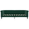 vidaXL Sof&aacute; cama nido terciopelo verde oscuro 100x200 cm
