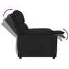 vidaXL Sillón reclinable de tela negro