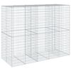 vidaXL Cesta de gaviones con cubierta hierro galvanizado 250x100x200cm