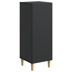 vidaXL Aparador Negro 33 x 34,5 x 90 cm Madera de Ingenier&iacute;a