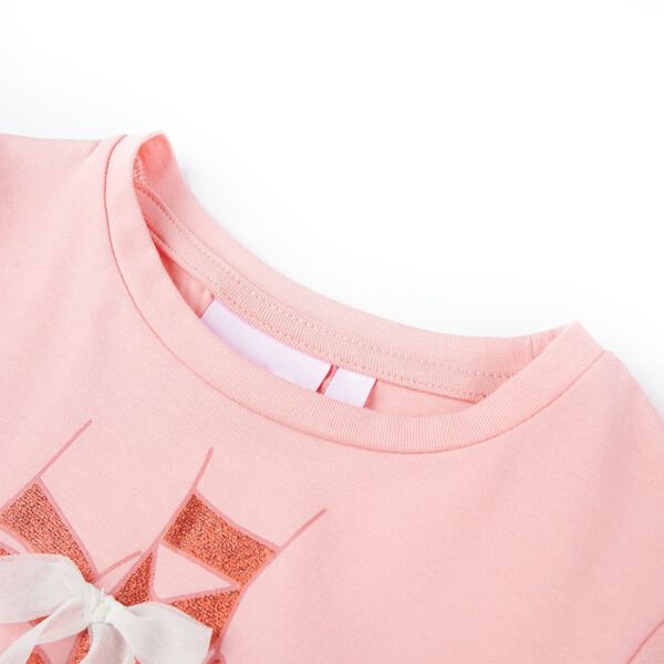 Camiseta infantil rosa 116