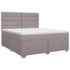 vidaXL Cama box spring con colch&oacute;n Topo 180 x 200 cm Tela