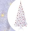 vidaXL &Aacute;rbol de Navidad artificial con 300 LED 210 cm PVC y Acero