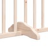 vidaXL Puerta para perros plegable 4 paneles madera de &aacute;lamo 320 cm