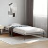 vidaXL Estructura cama madera ingenier&iacute;a metal gris Sonoma 90x200 cm