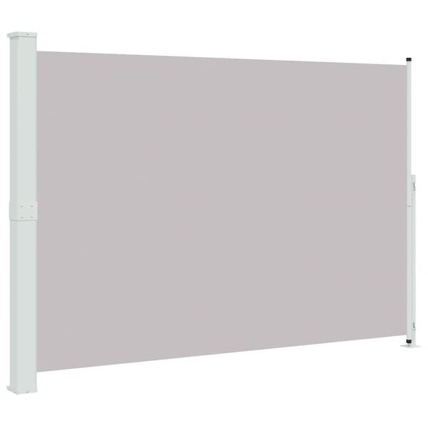 vidaXL Toldo lateral retr&aacute;ctil para patio gris 200x300 cm