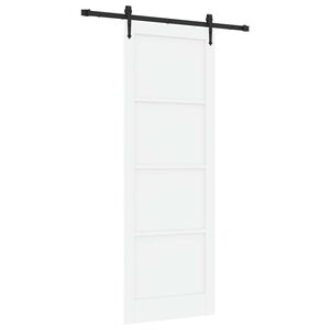 vidaXL Puerta Corredera ORKDAL Blanco 83 x 232 cm