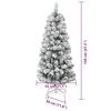 vidaXL Árbol de Navidad artificial con ramas articuladas 120 cm