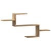 vidaXL Estante de pared madera ingeniería roble artisian 104x15x49 cm
