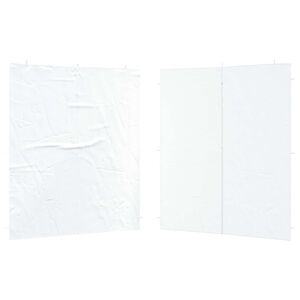 vidaXL Panel lateral de tienda para fiestas 2 pcs 200 x 195 cm