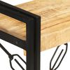 vidaXL Estanter&iacute;a de 3 niveles de madera maciza de mango 90x30x80 cm