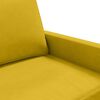 vidaXL Sillón de terciopelo amarillo 60 cm