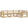vidaXL Conjunto de sof&aacute;s de exterior 4 pcs Blanco