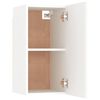vidaXL Muebles para TV 2 uds madera contrachapada blanco 30,5x30x60 cm