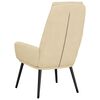 vidaXL Sillón de relax de tela color crema