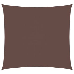 vidaXL Toldo de vela cuadrado tela Oxford marr&oacute;n 7x7 m