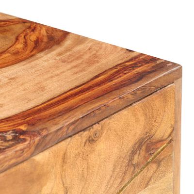 vidaXL Mesita de noche de madera maciza de Sheesham 40x30x50 cm