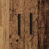 vidaXL Armario de almacenamiento 2 pcs Madera vieja 108 x 41 x 40 cm