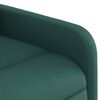 vidaXL Sill&oacute;n masaje el&eacute;ctrico reclinable elevable tela verde oscuro
