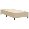 vidaXL Cama de plataforma Verde gris&aacute;ceo 90 x 200 cm tela
