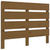 vidaXL Cabecero madera maciza de pino marr&oacute;n miel 100x3x80 cm