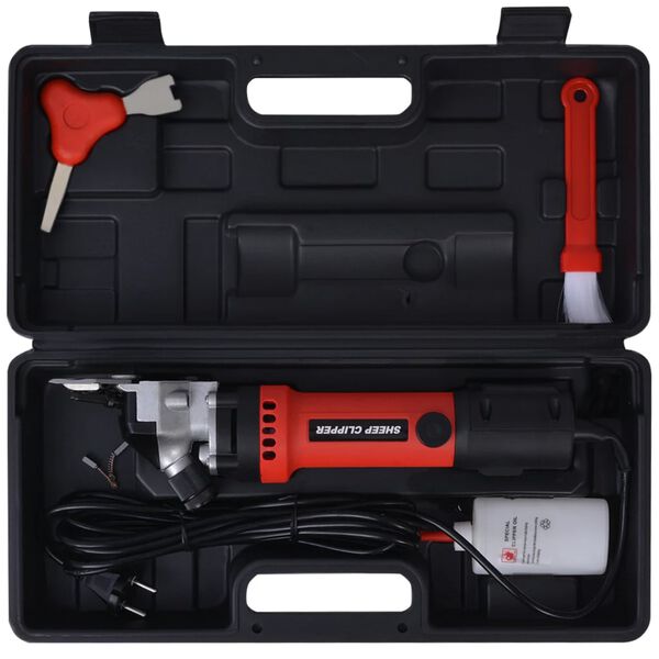 vidaXL Set de maquinilla esquiladora para ovejas 550 W