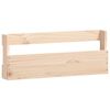 vidaXL Estantes para zapatos de pared 2 uds madera de pino 59x9x23 cm