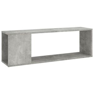 vidaXL Mueble para TV madera contrachapada gris hormig&oacute;n 100x24x32 cm