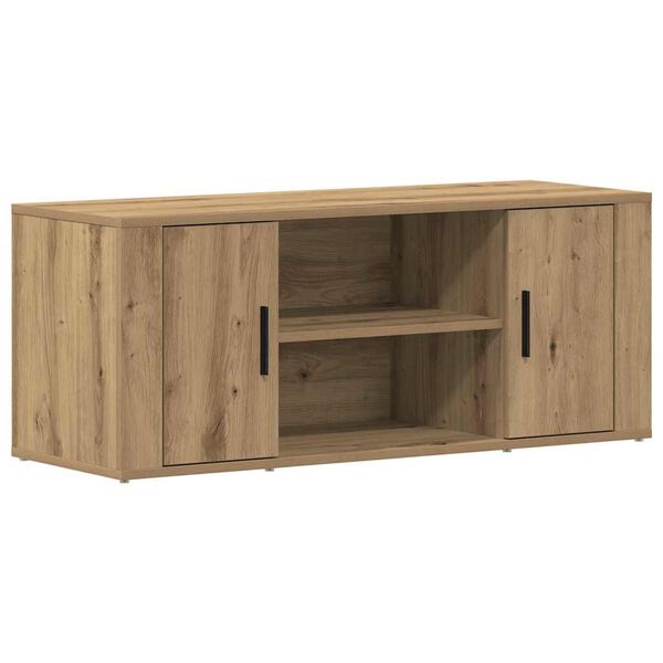 vidaXL Gabinete de TV Roble artisan 100 x 35 x 40 cm
